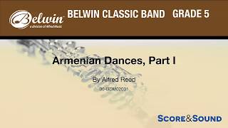 Armenian Dances Part I by Alfred Reed  Score amp Sound [upl. by Waverly]