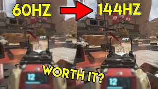 60hz vs 144hz  The TRUTH About High Refresh Monitors Are They Worth It [upl. by Eiznyl866]