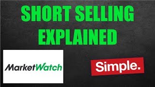 MarketWatch Stock Game Short Selling Explained For Beginners [upl. by Bord]