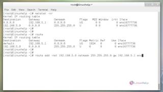 Linux Route Add Command with examples [upl. by Leahplar715]