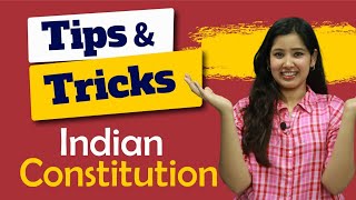 Tips and Tricks to remember Indian Constitution [upl. by Ynatterb]