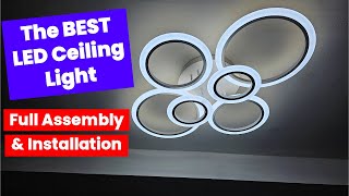 The Best LED Ceiling Light Assembly and installation [upl. by Nnael]