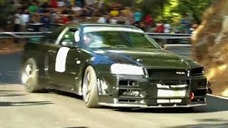 700Hp Skyline R34 Monster  Hillclimb Drift Attack [upl. by Feinleib240]