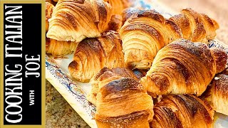 Worlds Best Cornetti Italian Croissant Brioche  Cooking Italian with Joe [upl. by Claudetta354]