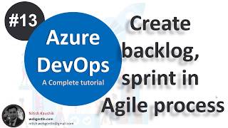 13 Create backlog and sprint in Agile process  Azure devops tutorial for beginners [upl. by Sells542]