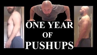 Pushups Everyday For A Year [upl. by Atillertse148]