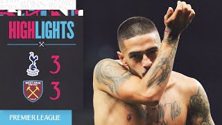 Tottenham Hotspur 33 West Ham  Lanzini Stunner Shocks Spurs 🚀  Premier League Highlights [upl. by Nwahsav364]