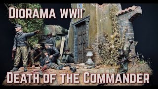 WWII Diorama 135 “Death of the Commander” [upl. by Kan]