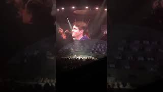 Micheal Bublé fan shocks crowd when handed the mic [upl. by Lasky]