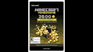 How to redeem Minecraft Minecoins Gift Card [upl. by Airdnas961]