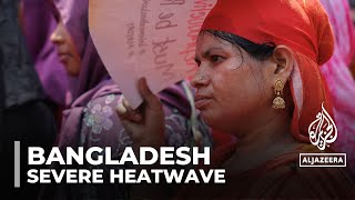 Bangladesh heatwave Dhaka swelters under 40°C temperatures [upl. by Welker568]