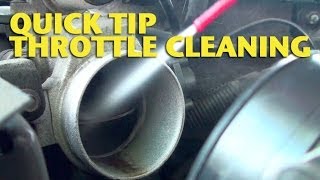 Quick TipThrottle Cleaning  EricTheCarGuy [upl. by Aihsoek]