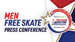 Championship Mens Free Skate  Press Conference  2024 Prevagen US Figure Skating Championships [upl. by Behl178]