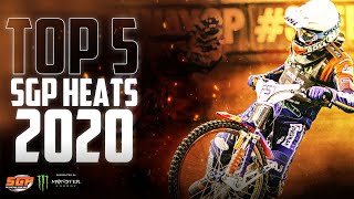 Top 5 Speedway GP Heats in 2020  FIM Speedway Grand Prix [upl. by Tallbott]