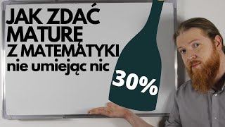 Jak zdać maturę z matematyki nie umiejąc nic MIEDZIANY FSOR RADZI [upl. by Nodnal]