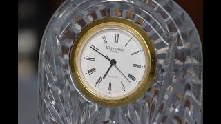 How To Change Waterford Crystal Clock Battery [upl. by Laurie]