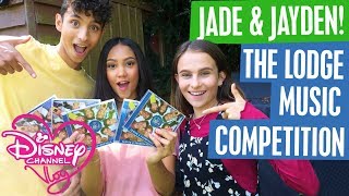 DISNEY CHANNEL VLOG with guest stars JADE amp JAYDEN  THE LODGE MUSIC COMPETITION [upl. by Ellinger]