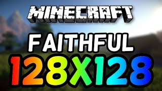 How To Install Faithful 128x128 Minecraft Texture Pack ANY VERSION 2019 [upl. by Sayre55]