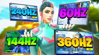 This is The Difference Between 60hz 144hz 240hz amp 360hz [upl. by Oirasec]