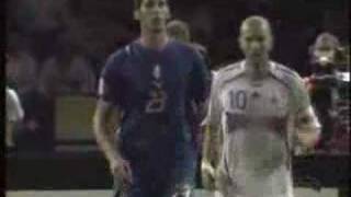 Zidane Headbutt Materazzi from a DIFFERENT ANGLE [upl. by Llenrub]