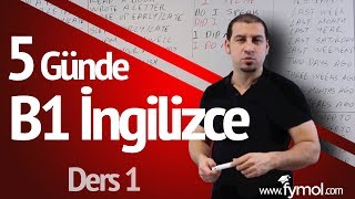 5 Günde B1 İngilizce öğreniyorum Ders 1  En İyi Online İngilizce Kursu [upl. by Kuhlman376]