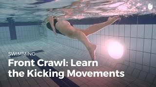 Swimming Techniques Leg Movements  Front Crawl [upl. by Merridie]