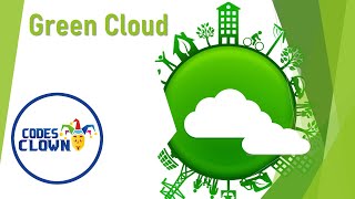 Green cloud computing  Academic presentation  cloud computing  powerpoint  Well explained 2021 [upl. by Aleit]