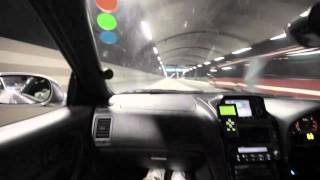 Skyline R34 GTR VSpec 610HP in Stockholm Tunnels HD [upl. by Kcire]