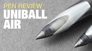 Artist Review Uniball Air Rollerball Pen [upl. by Nemsaj]