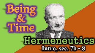 Why is Phenomenology a Hermeneutics  Heidegger  Being and Time [upl. by Uahsoj]