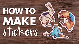 How to Make Stickers From Home  Tutorial [upl. by Mayberry]