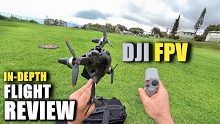 DJI FPV Drone Flight Test Review IN DEPTH  Motion Control amp Fly More Kit How Does It REALLY Work [upl. by Kcirdec]