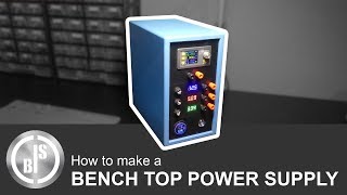 HOW TO MAKE A BENCH TOP POWER SUPPLY  MADE FROM A COMPUTER ATX POWER SUPPLY [upl. by Ellekcir]