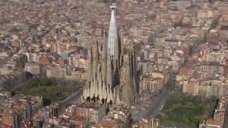 Animation shows completion of Antoni Gaudís Sagrada Família [upl. by Ranilopa]