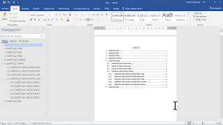 Cómo hacer un índice en Word [upl. by Mamoun]