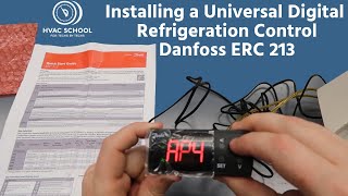 Installing a Universal Digital Refrigeration Control Danfoss ERC 213 [upl. by Alpert]