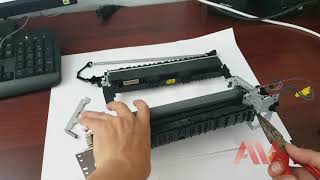 HP laserjet Pro M402dn how to printer fuser unit replace Remove fuser unit HP M402 printer [upl. by Starla]