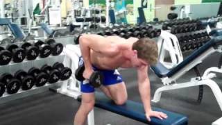 How To Tricep Kickback Dumbbell [upl. by Thad170]