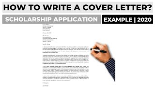 How To Write a Cover Letter For a Scholarship Application  Example [upl. by Georgeanna893]