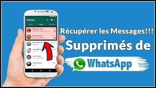 Comment Recuperer Les Messages Supprimés Sur whatsapp [upl. by Aihsiek]