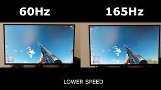 60Hz vs 165Hz  370FPS [upl. by Electra]