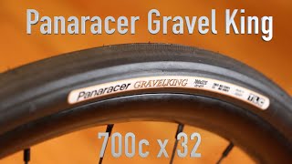 Panaracer Gravel King 700 x 32C Slick Tubeless Tire Overview [upl. by Lattonia630]