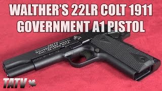 Walthers 22LR Colt Government 1911 A1 Pistol [upl. by Wynn]