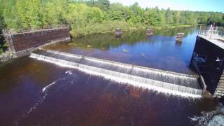 Narraguagus River Flood Control Dam [upl. by Lahpos]