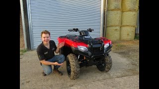 Honda Fourtrax 420  Quad bike Review [upl. by Hercule534]