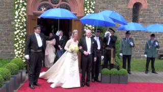 Wedding Princess Nathalie and Alexander Johannsmann 18 june 2011 Bad Berleburg [upl. by Eniahs]