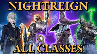 I Beat NIGHTREIGN With ALL 4 CLASSES [upl. by Nnylatsyrc]