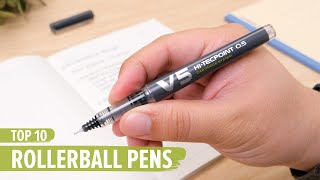 Top 10 Rollerball Pens [upl. by Nuri724]