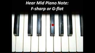 Hear Piano Note  Mid F Sharp or G Flat [upl. by Ecila]