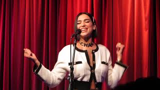 Dua Lipa live in LA performing quotIDGAFquot acoustic 92818 [upl. by Lallage759]